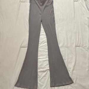 Gray Flared Women's Pants